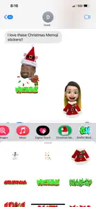 Christmas Memoji Stickers screenshot #8 for iPhone