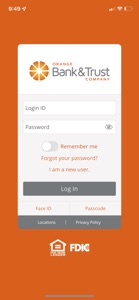 Orange Bank & Trust Mobile App screenshot #1 for iPhone