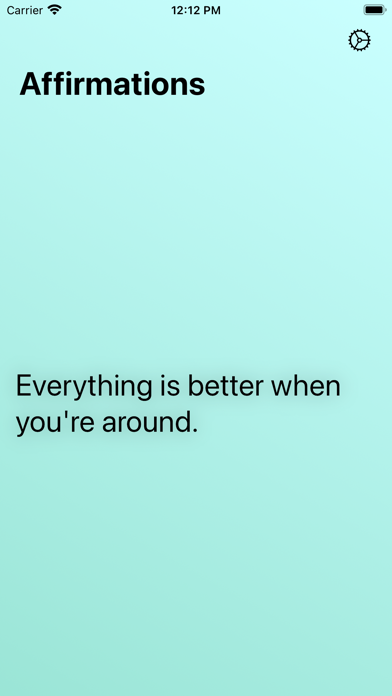 Affirmations - Care Reminders Screenshot