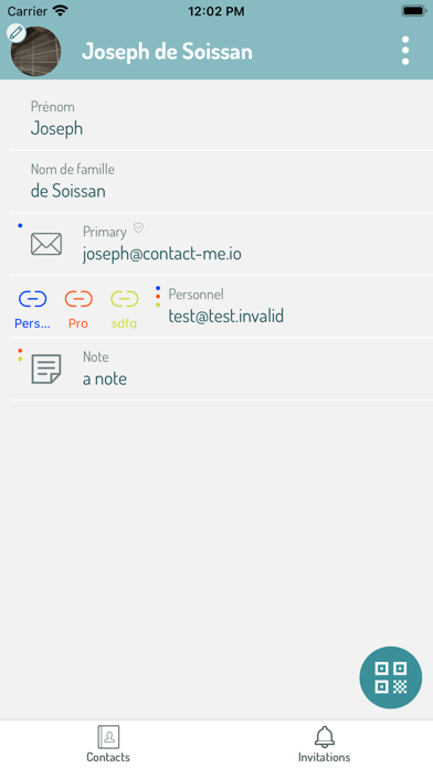Contact-Me Screenshot