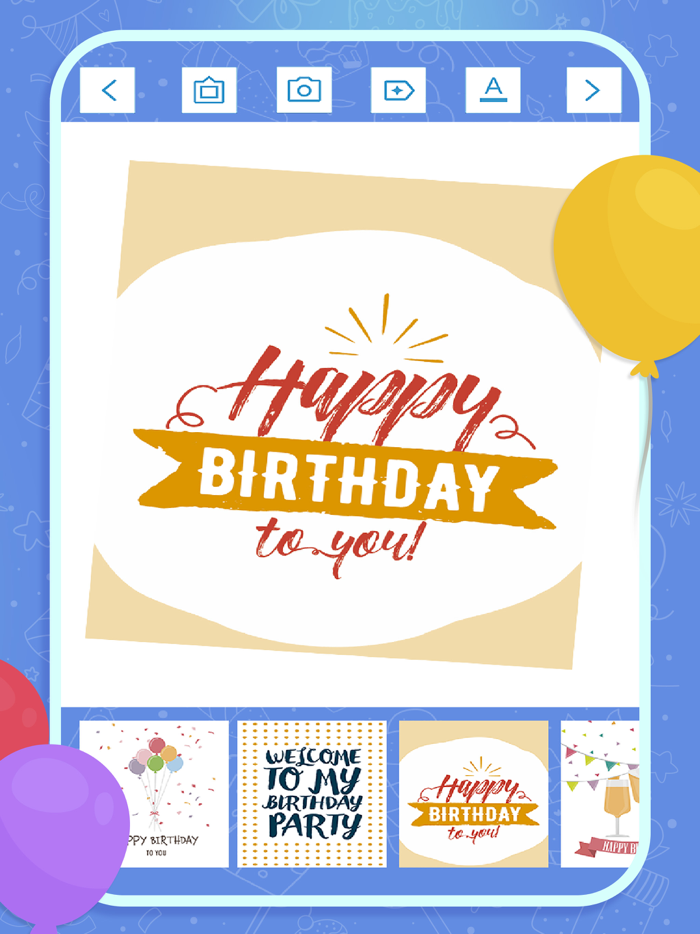 Happy Birthday Cards Maker