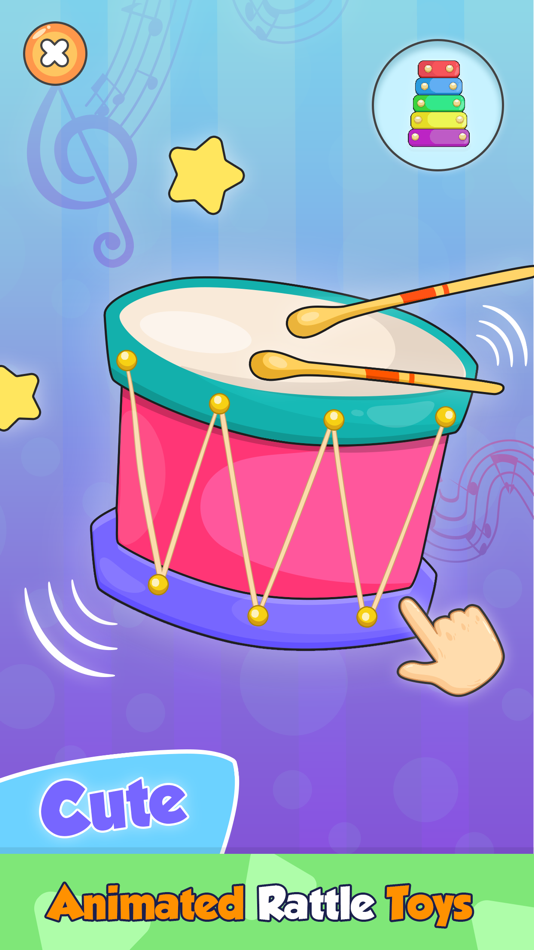 #5. Rattle Toys for Infants (iOS) 来自: Bebi Family Games