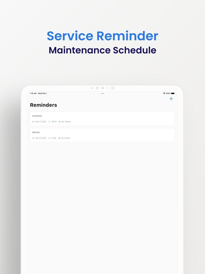 Car Maintenance Tracker and Log