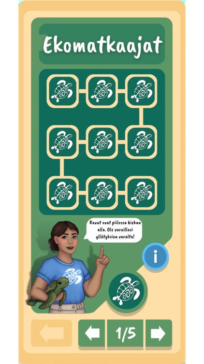 Turtle Tap: Ekomatkaajat peli