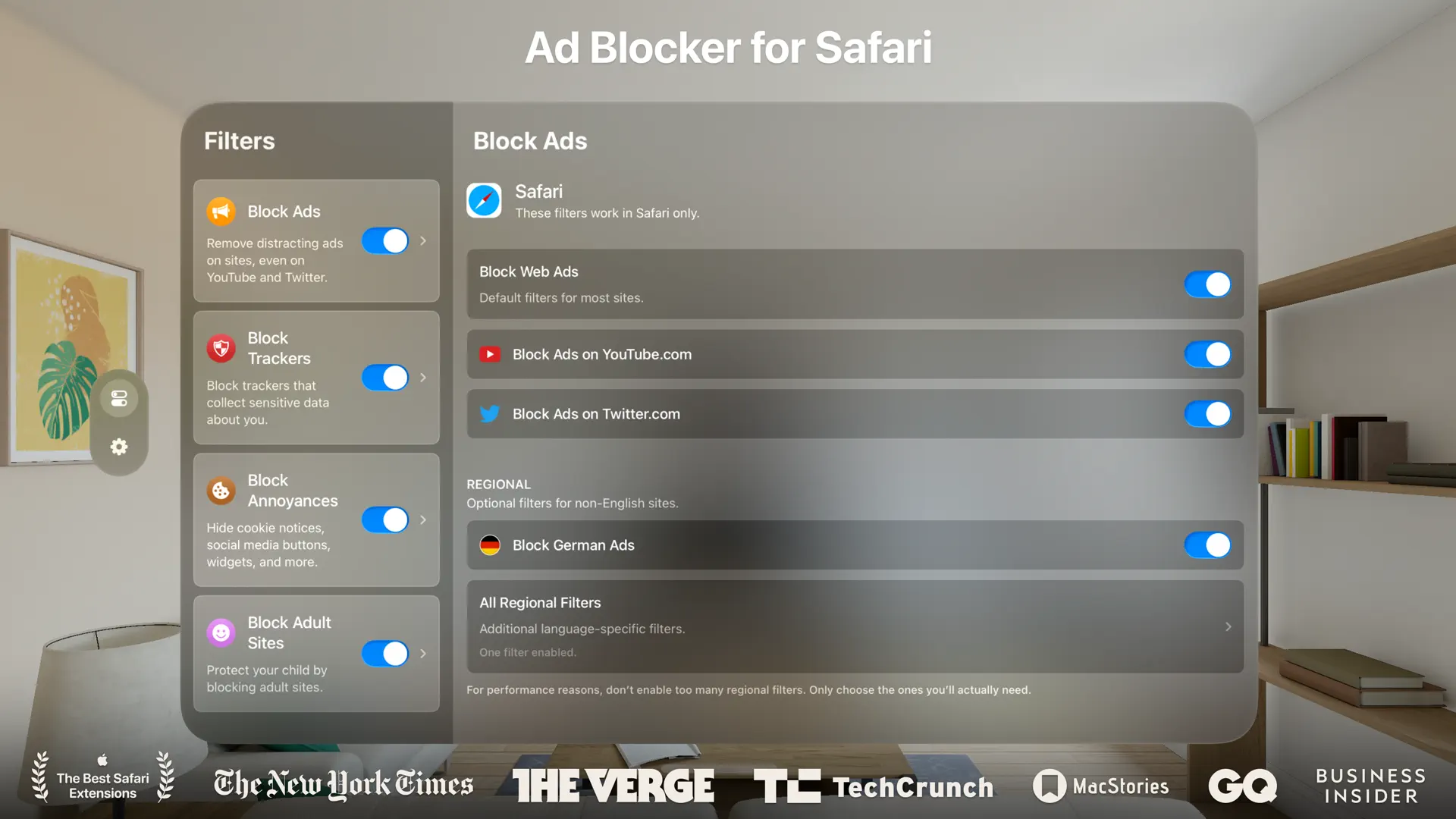 1Blocker screenshot