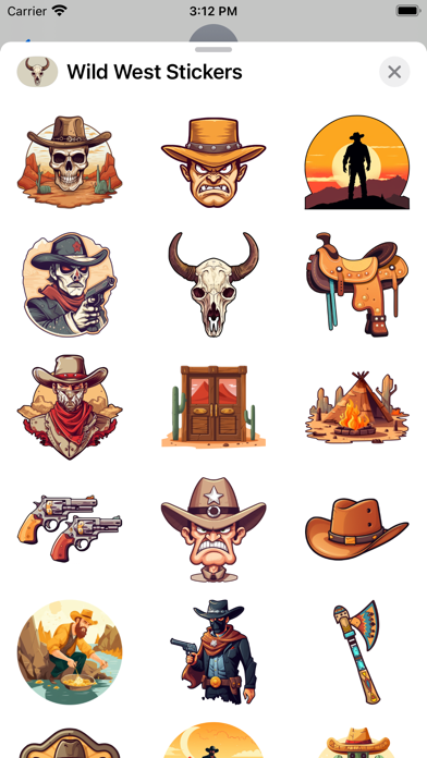 Wild West Stickers Screenshot