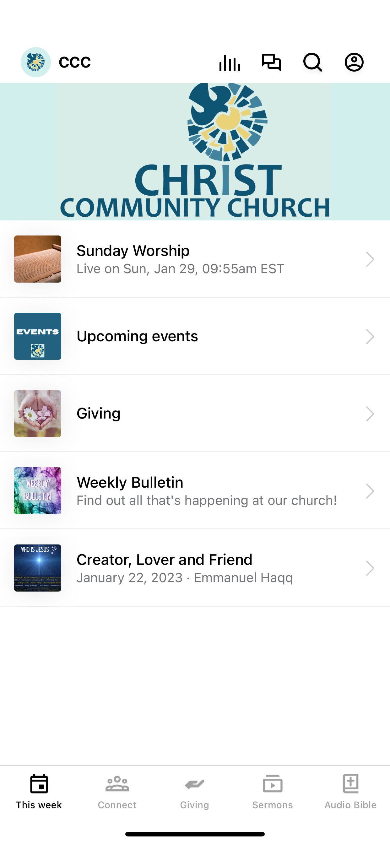 Christ Community Church DCI