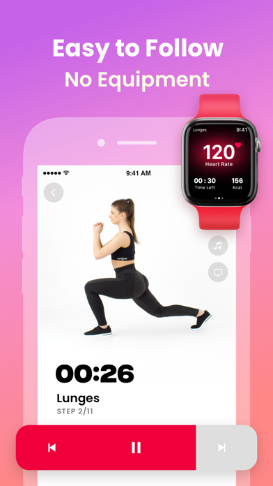 JustFit: Lazy Workout & Fit Screenshot