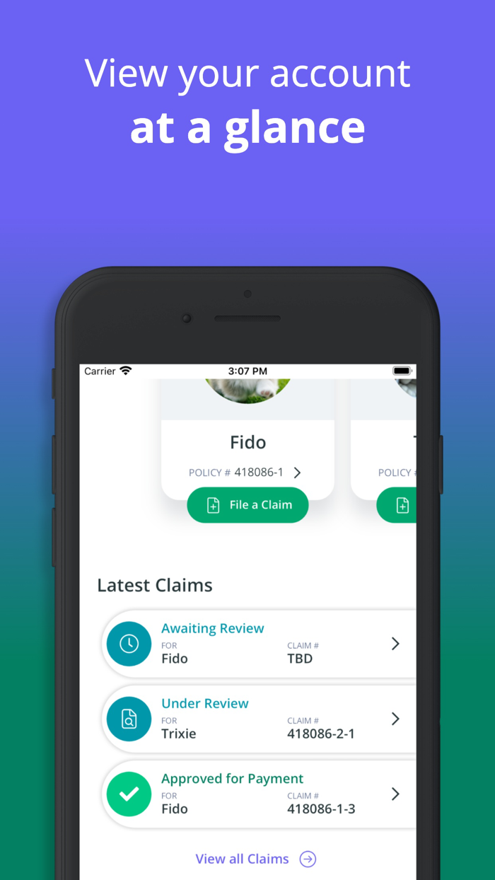 Healthy Paws Pet Insurance App