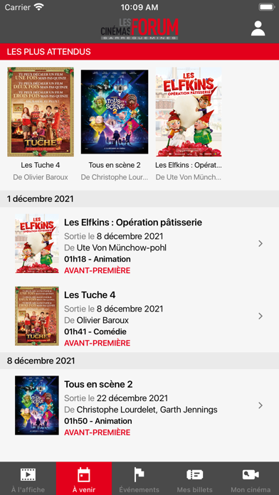 Les Cinémas Forum Screenshot