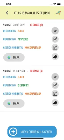 Game screenshot Atlas y Muestreos SEO BirdLife apk