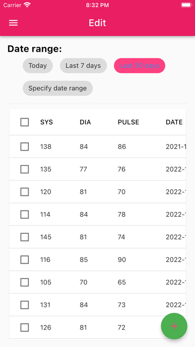 SpearfishBloodPressure Screenshot