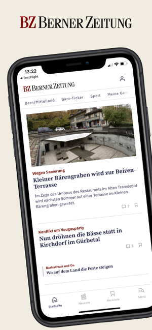 ‎BZ Berner Zeitung News Screenshot