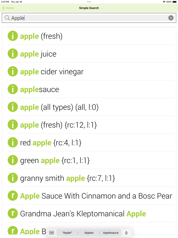 foodious iPad screenshot 6 - Health & Fitness app