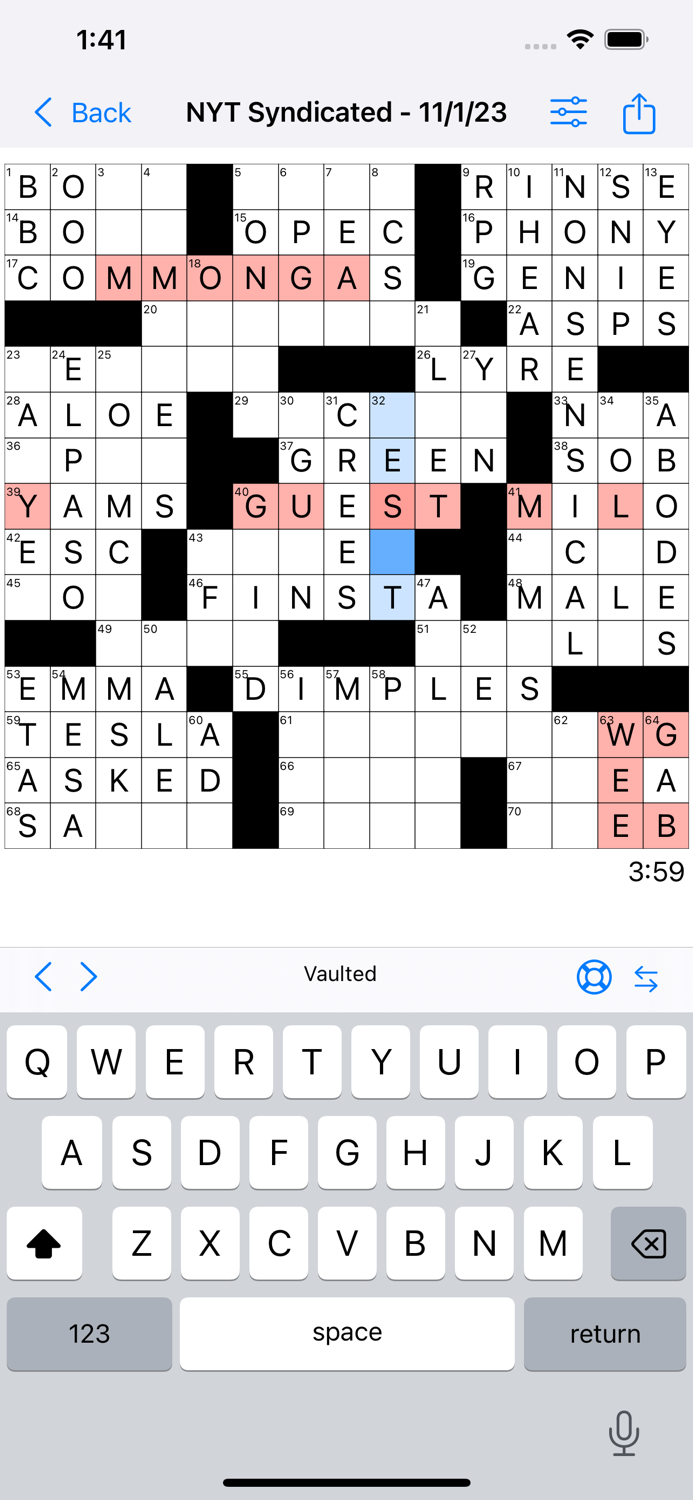 Omni Crosswords