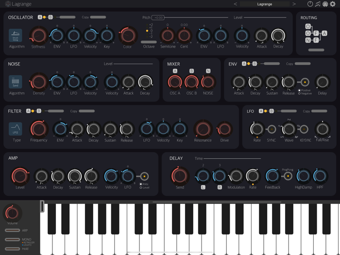 Lagrange - AUv3 Plug-in Synth