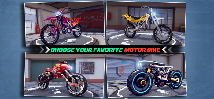 Bike Stunt 3D Motorcycle Games