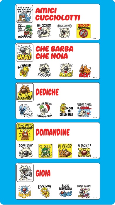 Stickers Amici Cucciolotti Screenshot