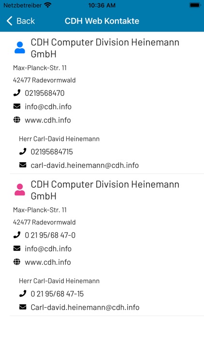 CDH Mobile Client