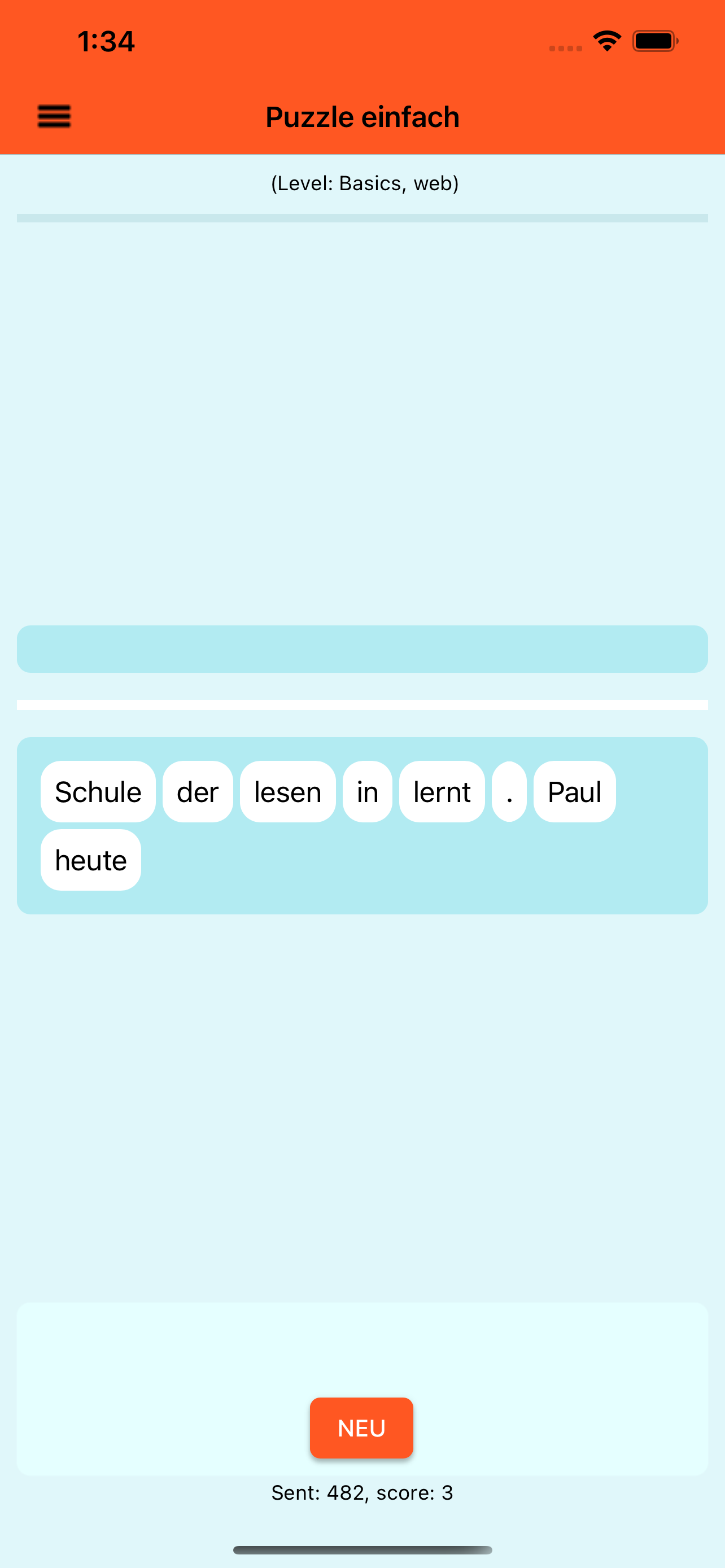 Satzpuzzle Deutsch
