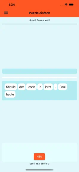 Game screenshot Sentence puzzle German mod apk