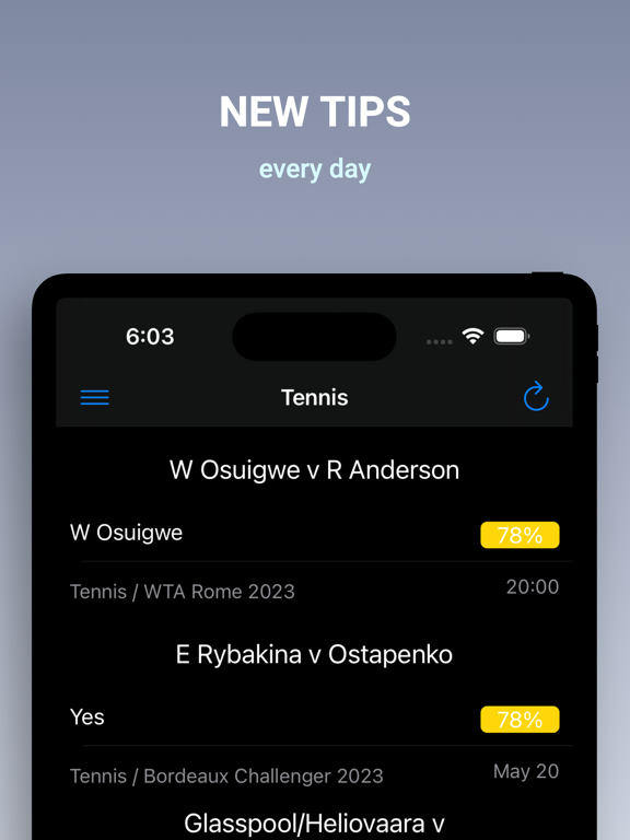 Screenshot #6 pour Fresh Tennis Tips