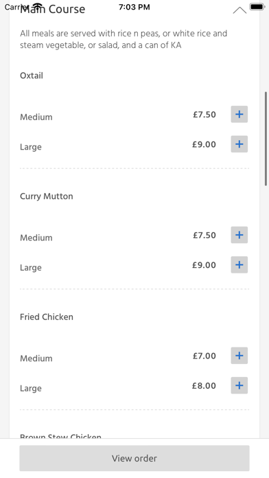 Seabreeze Jamaican Takeaway Screenshot