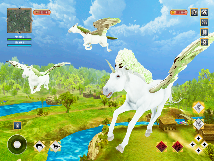Unicorn Simulator Flying Horse