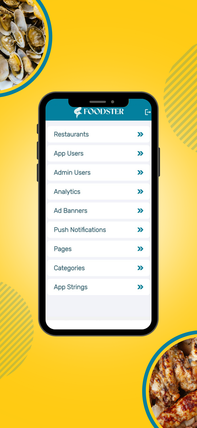 Foodster Admin