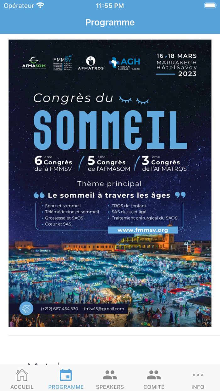 Congres du Sommeil