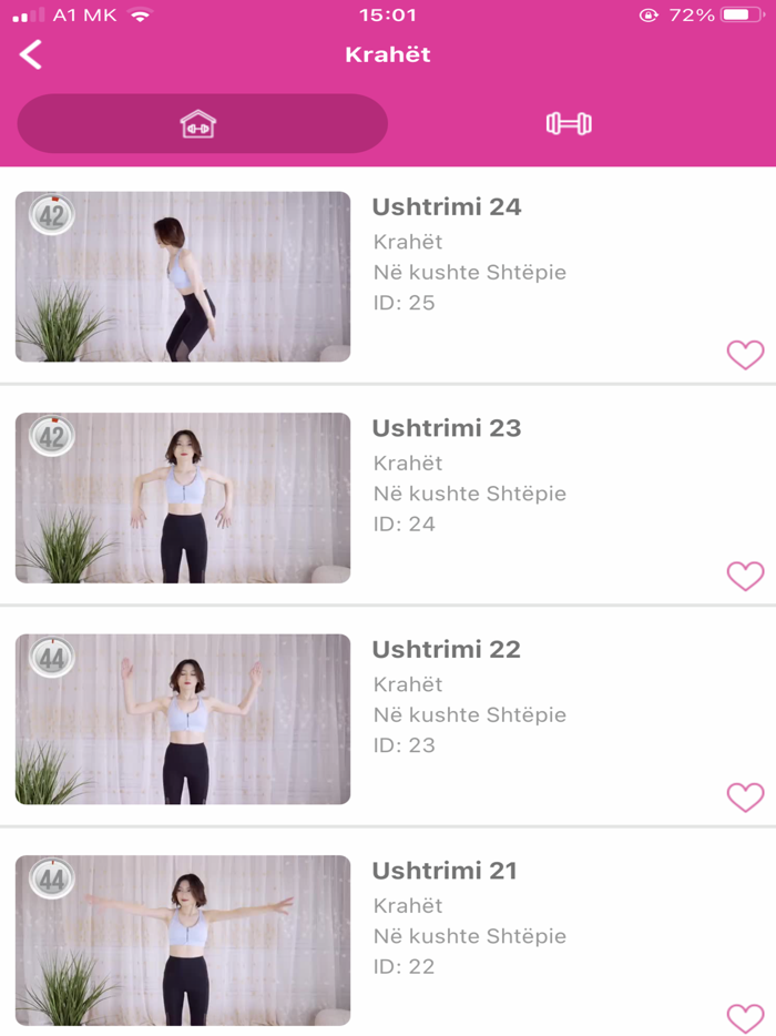 Palestra ime -FITNES app shqip