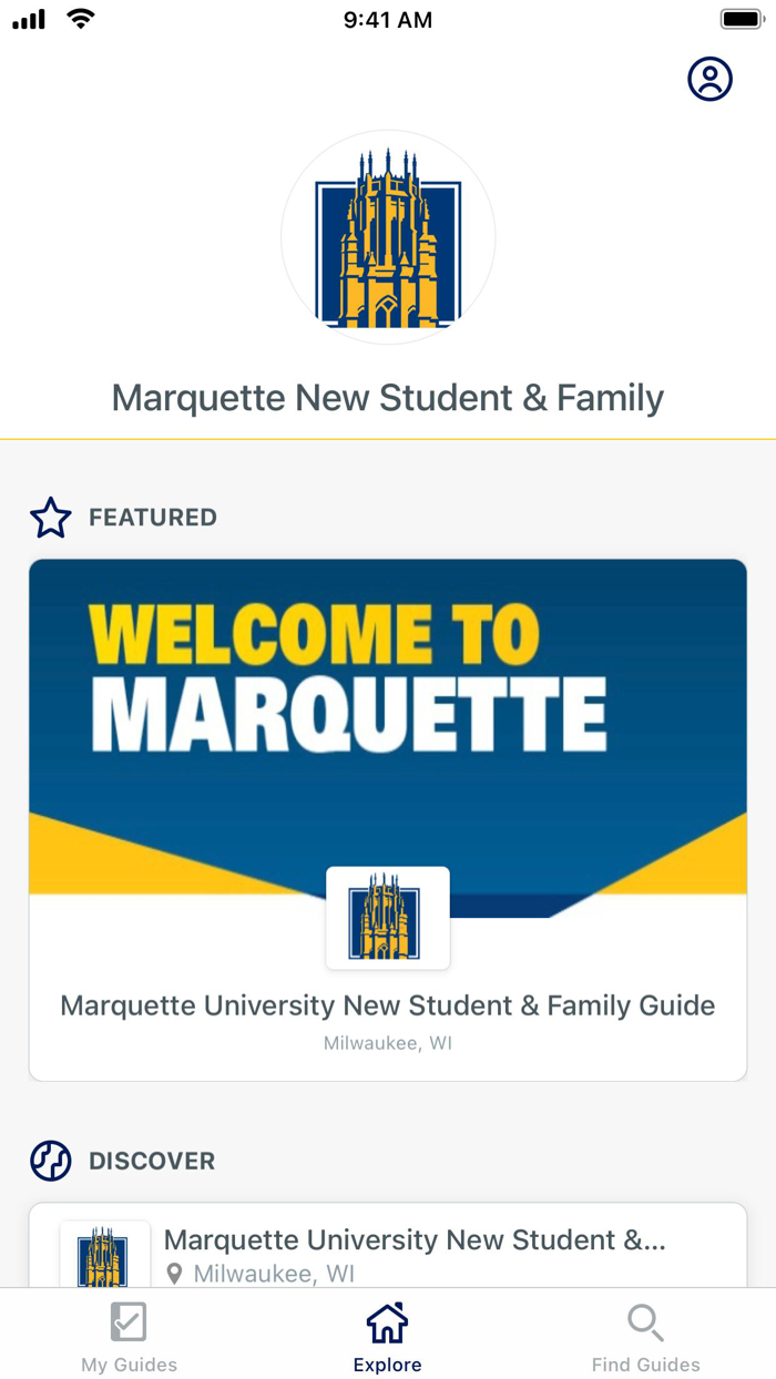 Marquette New Student and Family