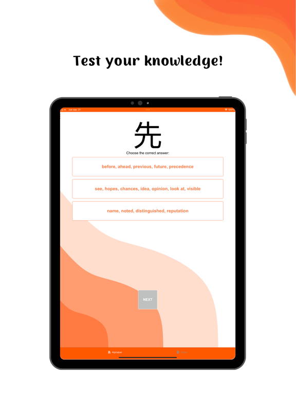 Japanese Alphabets - Kanji iPad screenshot