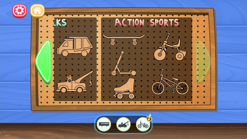 #7. Tinker Tools: Toddler Puzzles (iOS) Podle: MidTen Media Inc.
