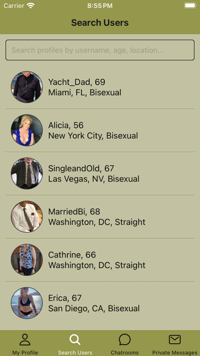 Str8 & Bi - Seniors Dating App Screenshot