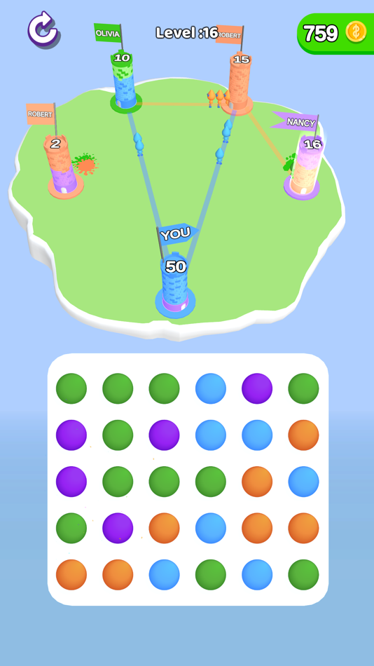 #2. Connect and Conquer (iOS) By: Mood Games OU