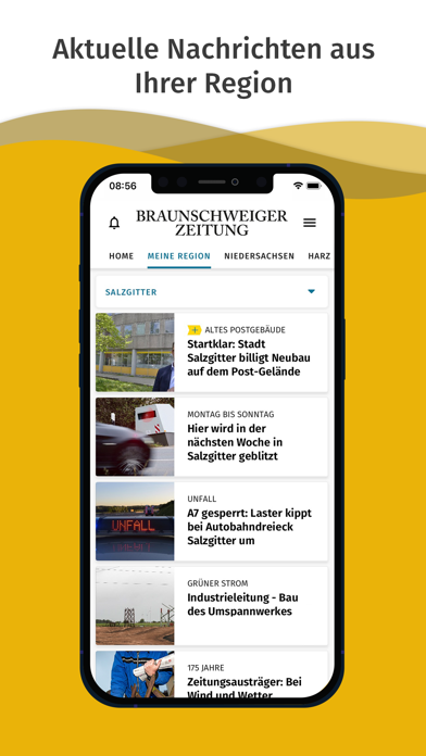 Braunschweiger Zeitung News Screenshot