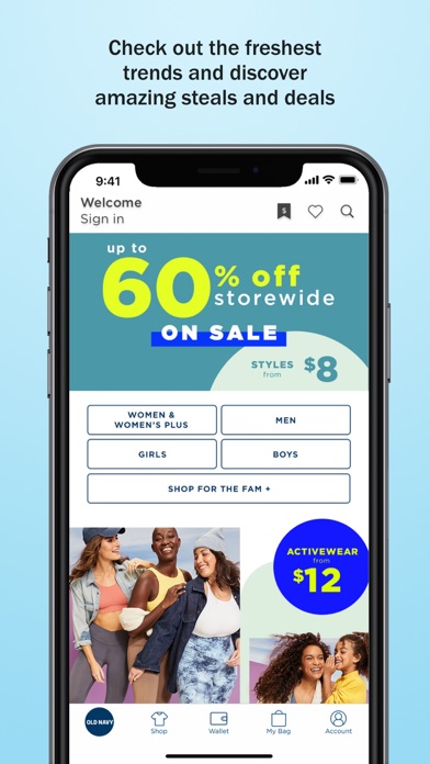 Old Navy: Shop for New Clothes Screenshot