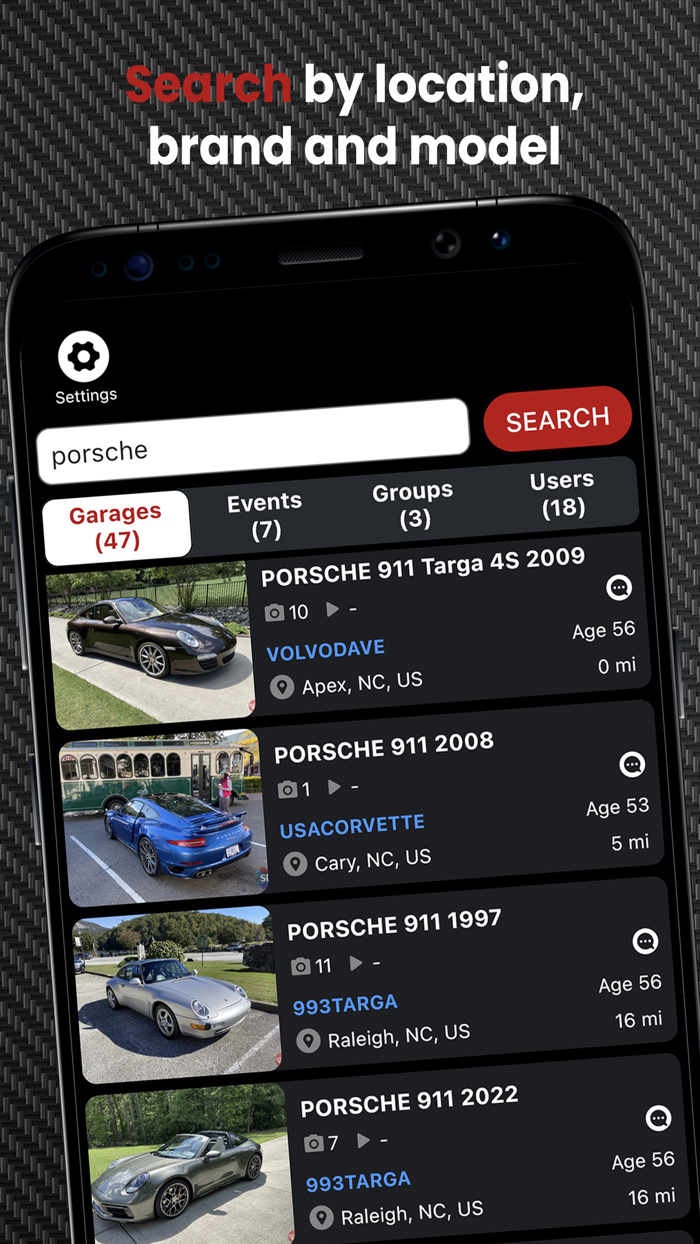 Garage App Social