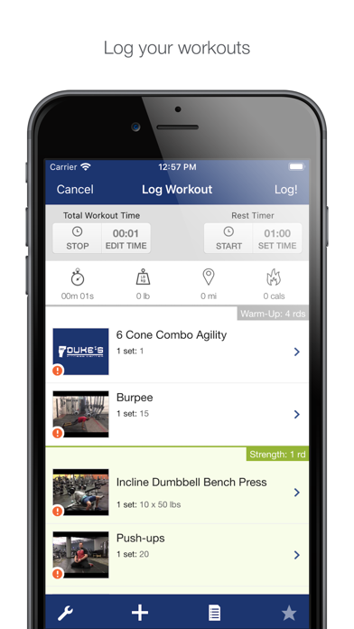 Duke's Fitness Center Screenshot