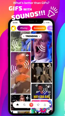 Game screenshot KIKLIKO.COM - GIFs with Sound mod apk