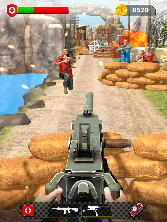 Cover Attack Gun Shooting Game