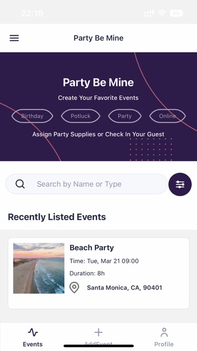 Event Be Mine Screenshot