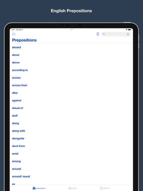 Screenshot #4 pour Mastering English Prepositions