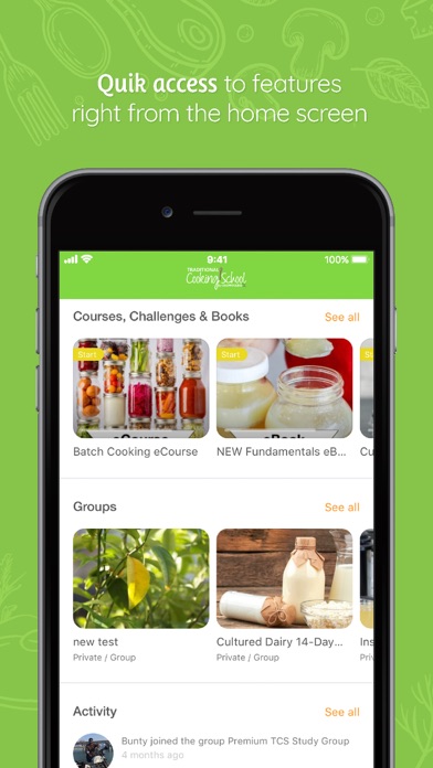 Traditional Cooking School Screenshot