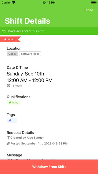 DemandWorkforce - Staffing Screenshot