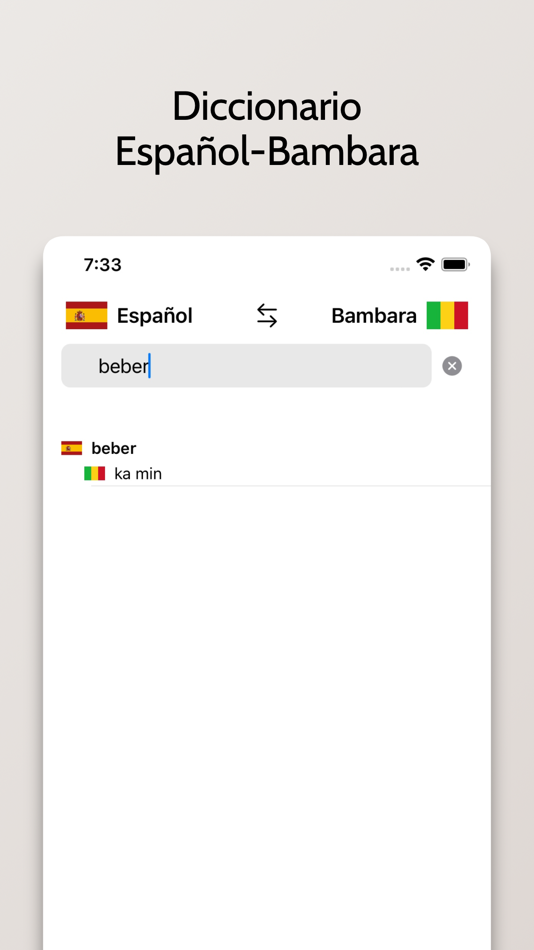 #2. Diccionario Bambara-Español (iOS) di: FB PUBLISHING LLC