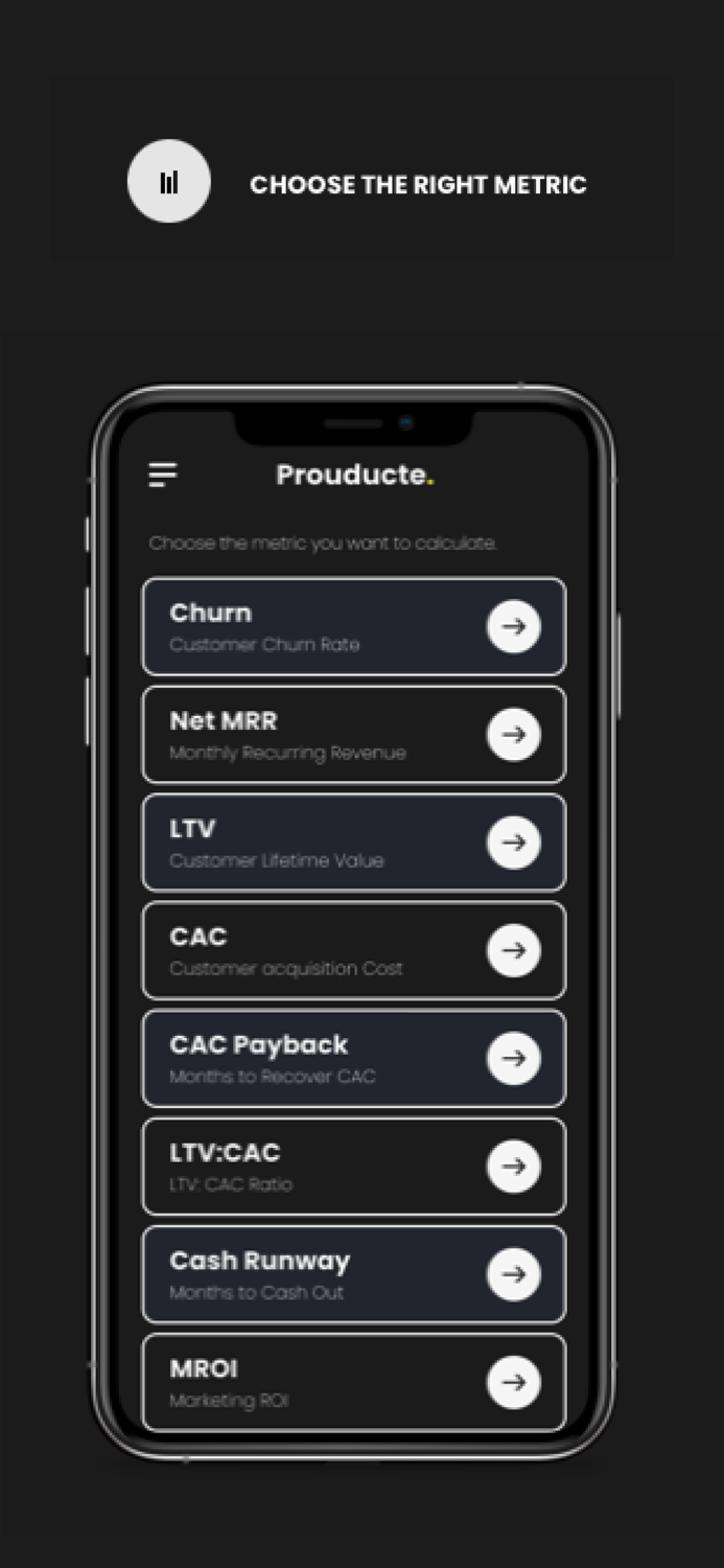 Prouducte - Product Metrics