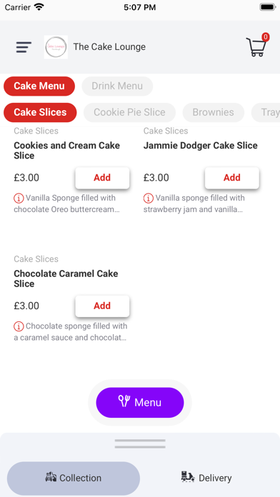 The Cake Lounge Edinburgh Screenshot