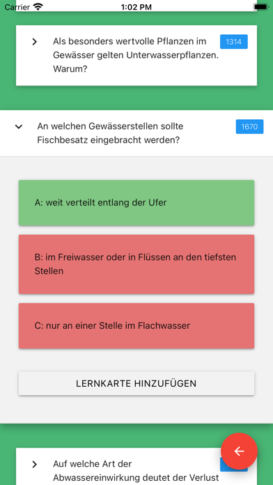 Fischerprüfung Sachsen 2024 Screenshot